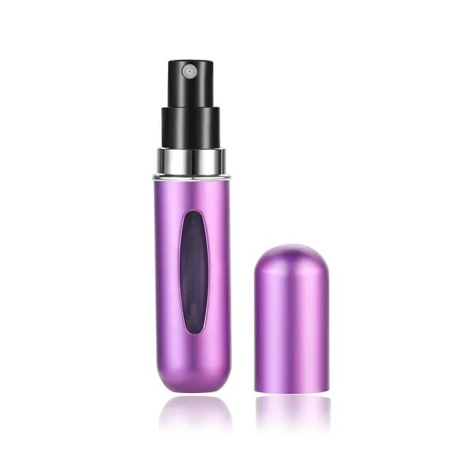 10Pcs Mini Refillable Travel Portable Perfume Atomizer Bottles Spray Pump Case