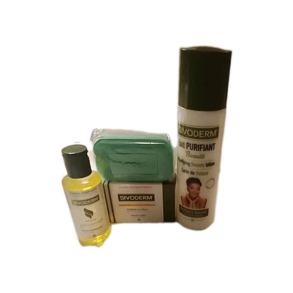SIVODERM Set of 3 (Anti B Soap 100g Beauty Lotion 220ml Anti Spot Lotion 70ml