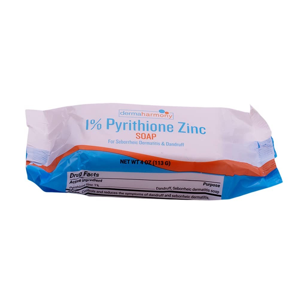 Zinc 1% Pyrithione Bar Soap 4oz – Treatment for Psoriasis, Eczema, Dry Skin