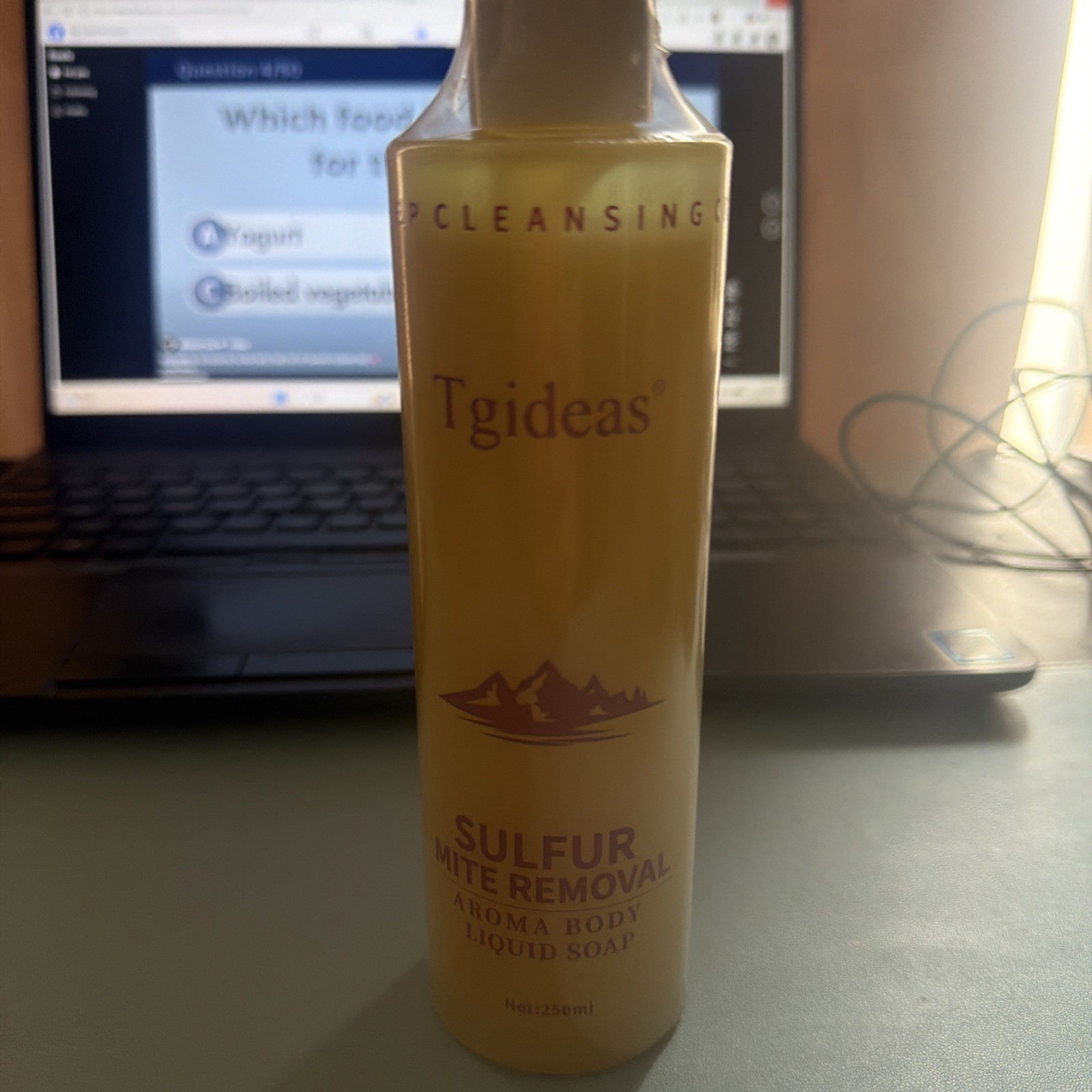 Tgideas Sulfur Mite Removal Aroma Body Liquid Soap Net: 250mL – Brand New Sealed