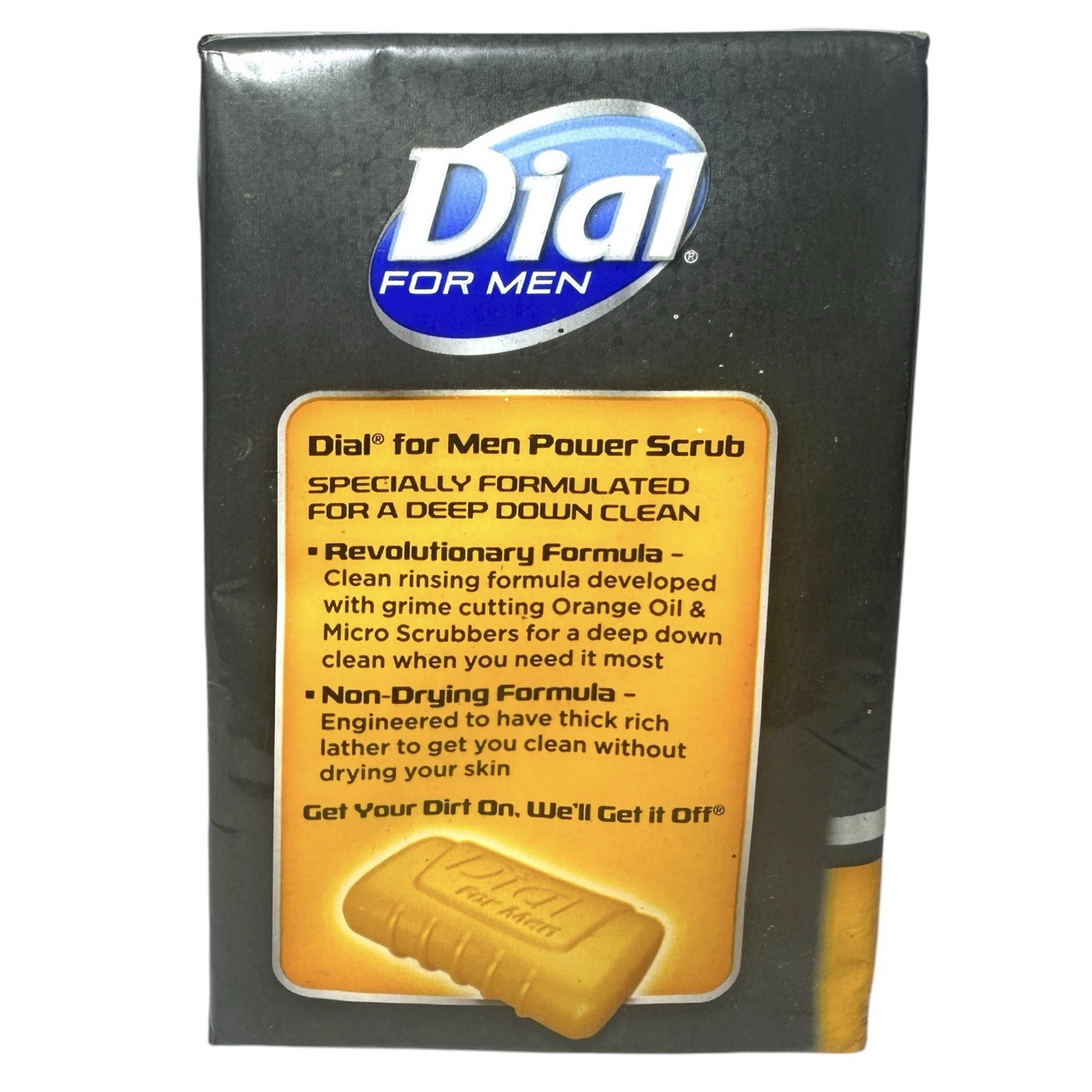 Dial for Men Power Scrub w/Orange Oil & Micro Scrubbers, 3-pack (4 oz Each), NEW