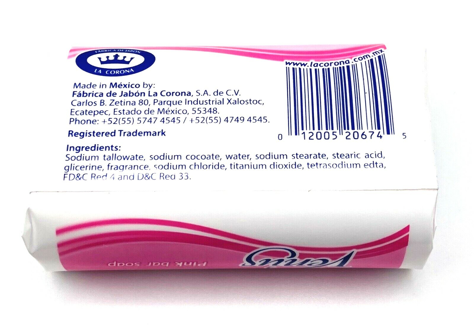 10x Venus Pink Bar Soap 5.3 oz – Traditional Floral Bath Bars Bulk Lot