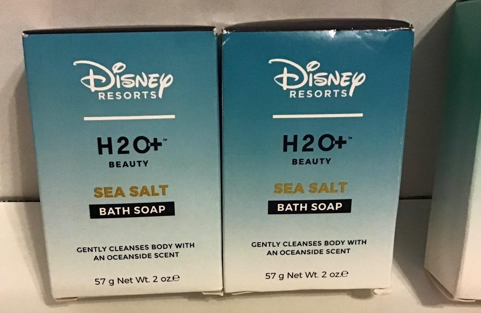 New Lot of 4 Walt Disney World Resort H2O+ Sea Salt Bath Soap