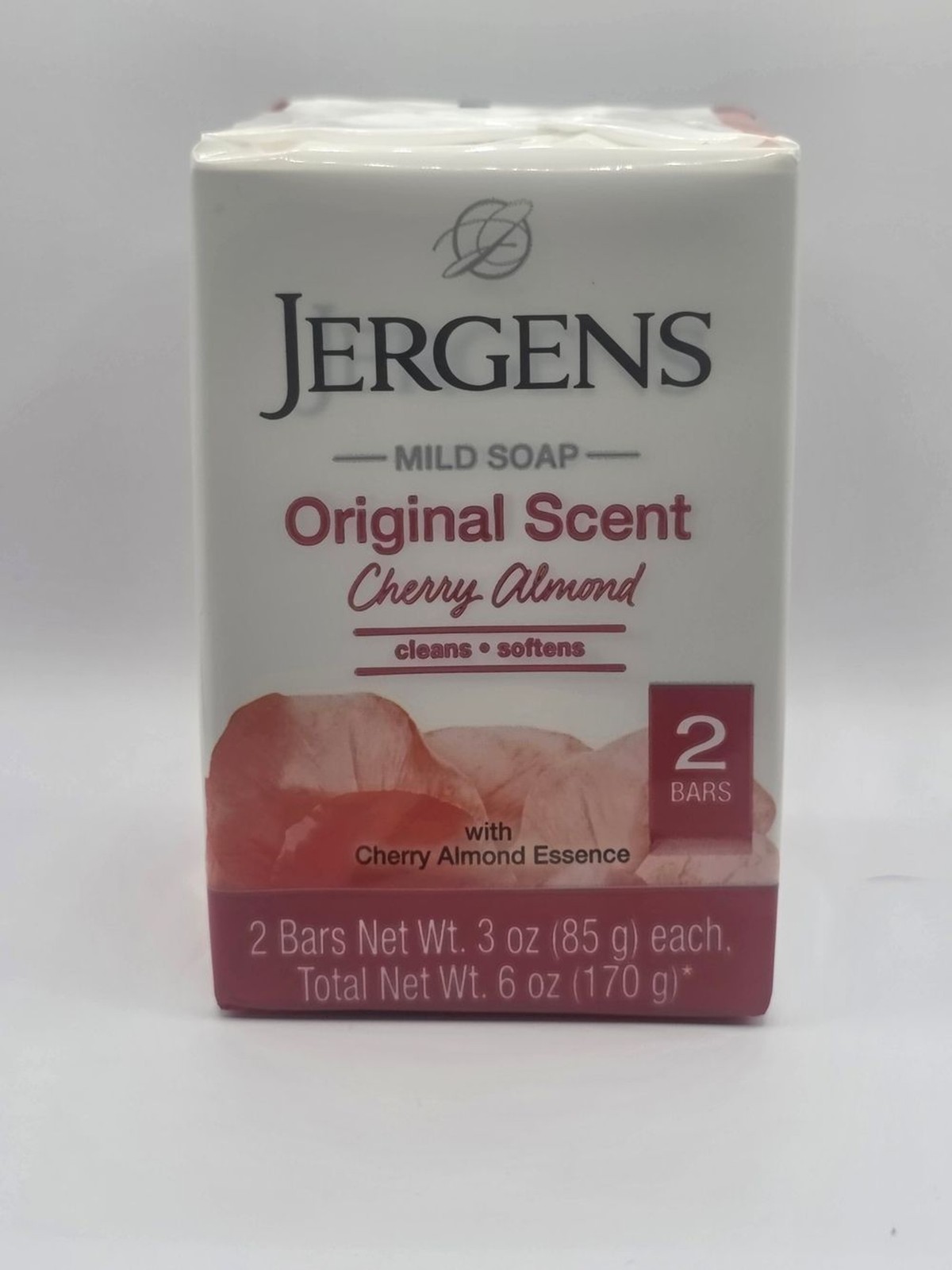 Jergens Moisturizing Hand Wash & 2 Bar Soap Original Scent Cherry Almond