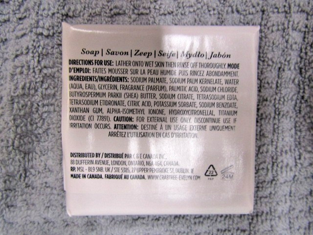 CRABTREE & EVELYN~~VANILLA & SHEA BUTTER~~TRIPLE MILLED SOAP 3.5 OZ NIP BIN