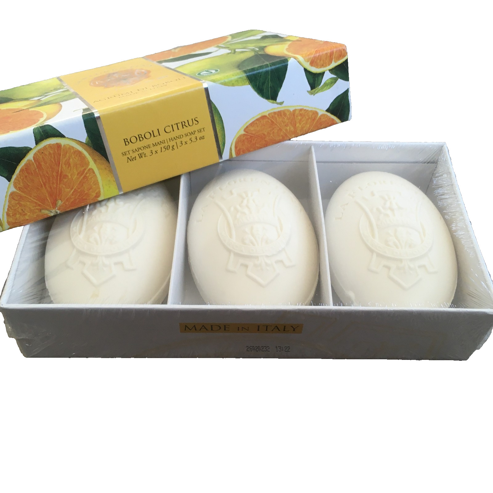 La Florentina Agrumi di Boboli Soap CITRUS HAND SOAP SET ITALY 3 – 5.3 oz bars