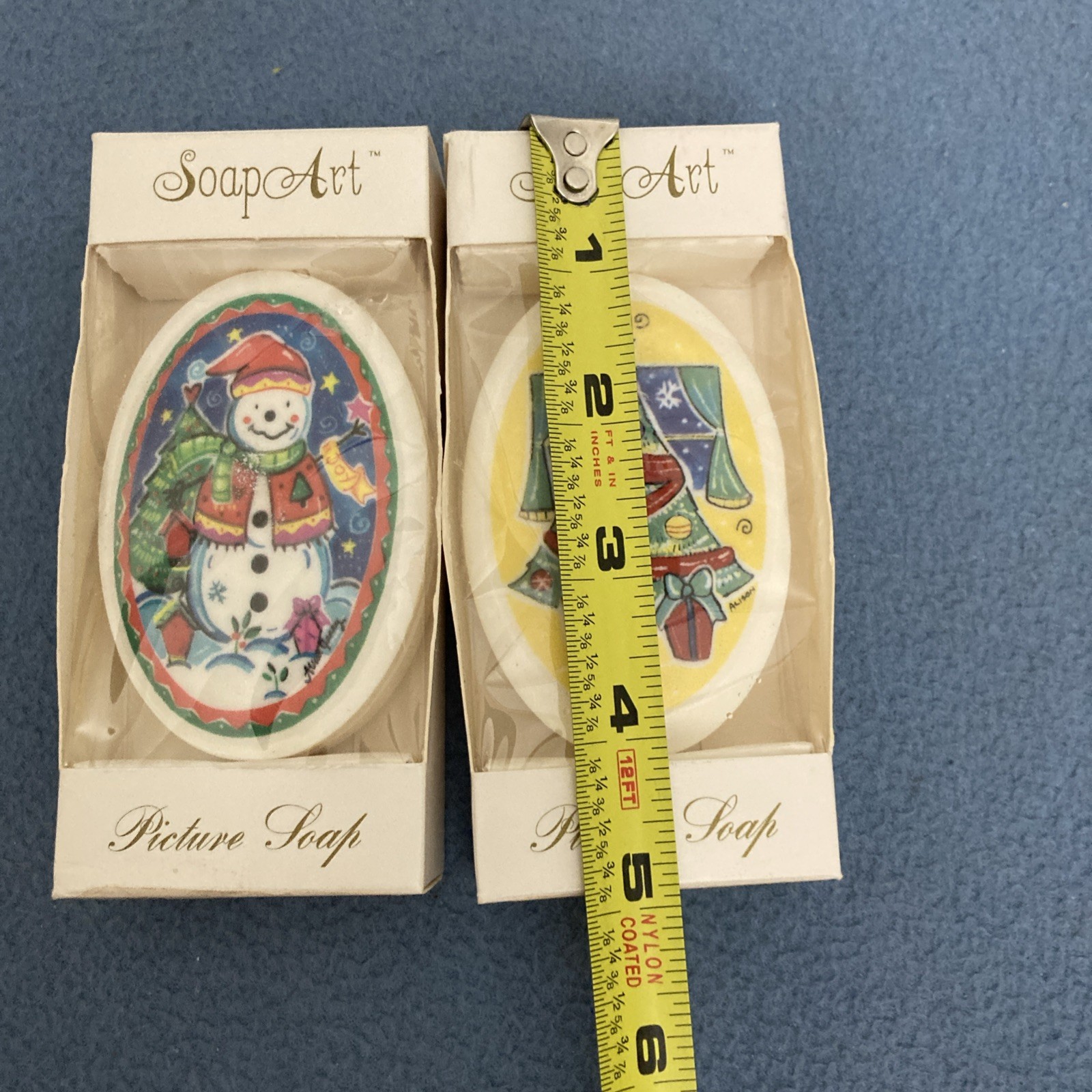 Lasting Impressions Soap Art Christmas Soaps – Tree & Snowman – Set of 2
