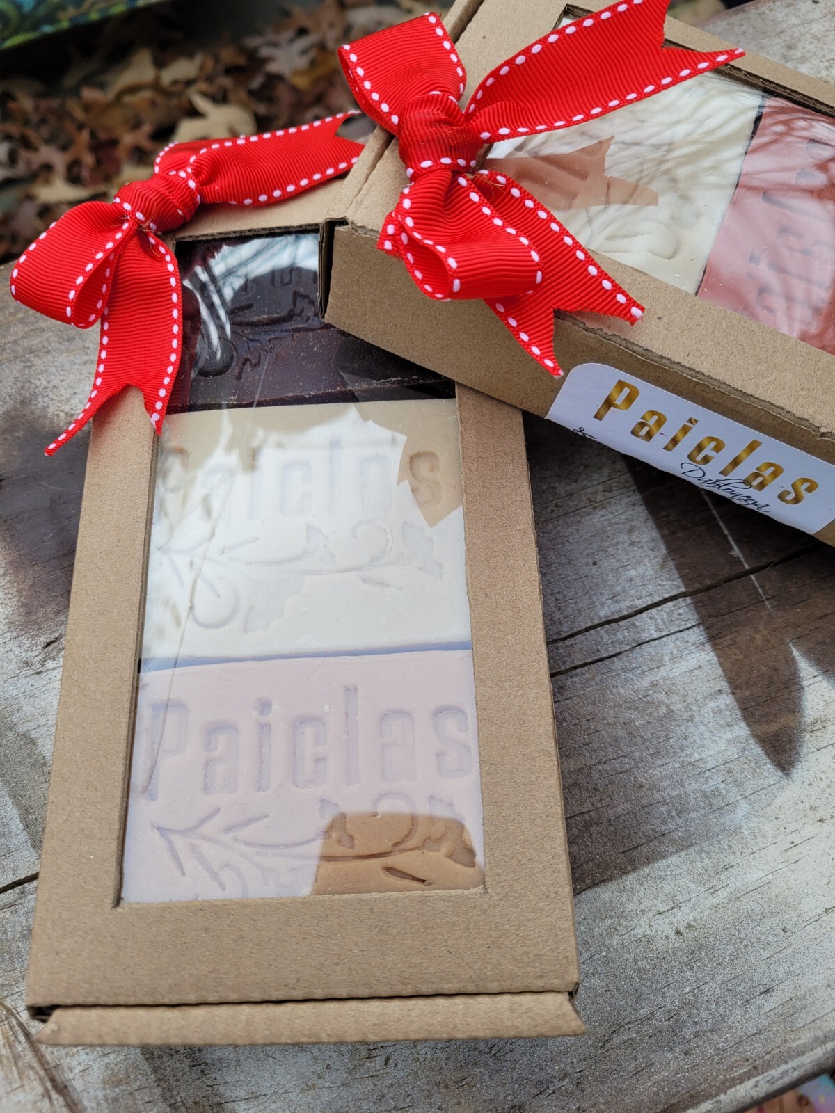 Handmade natural soap 3 bars assorted essential oils. A gift from God