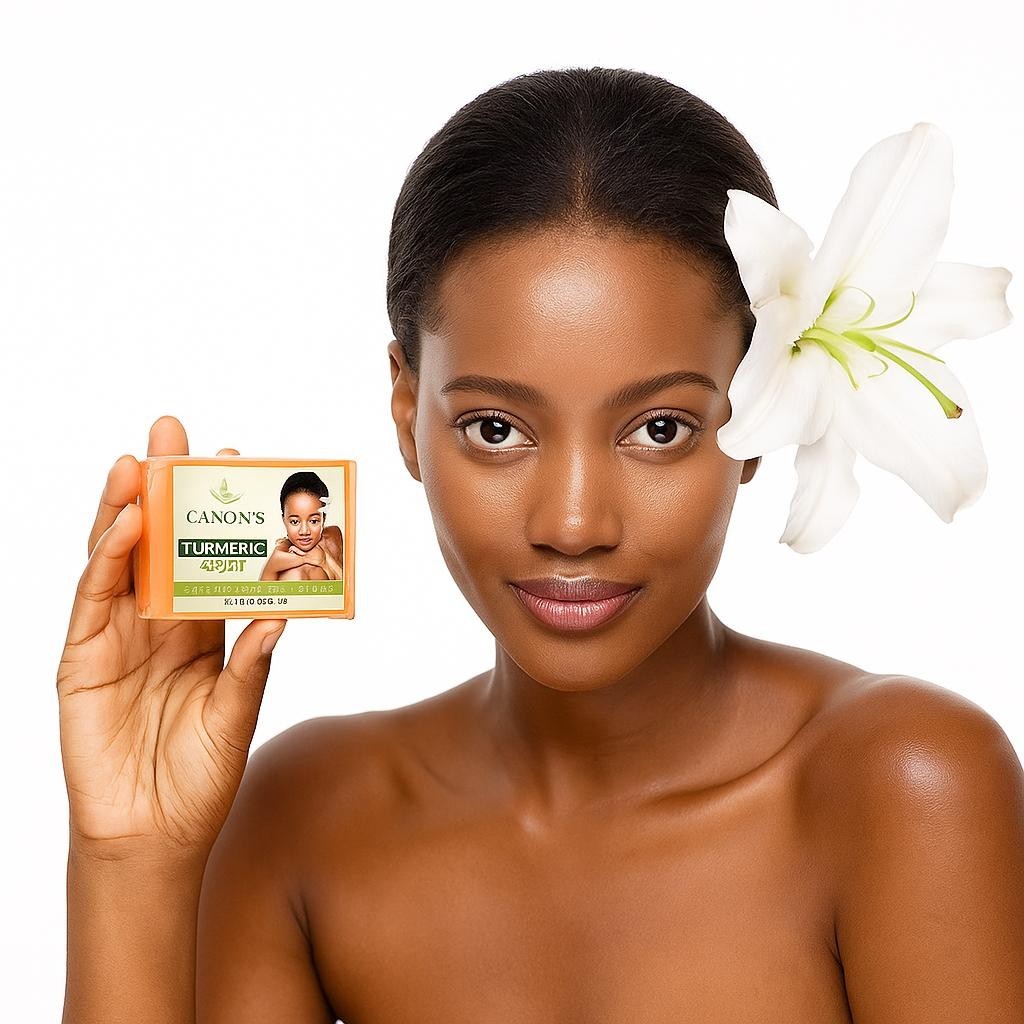 Natural Turmeric Soap Bar with Collagen, Coconut & Almond Oils – Vitamin C, E