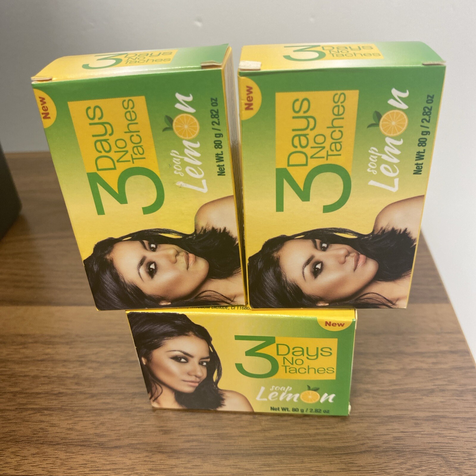 3 Days No Tactes Lemon Soap (80g/ 2.82oz Each) Pack Of 3