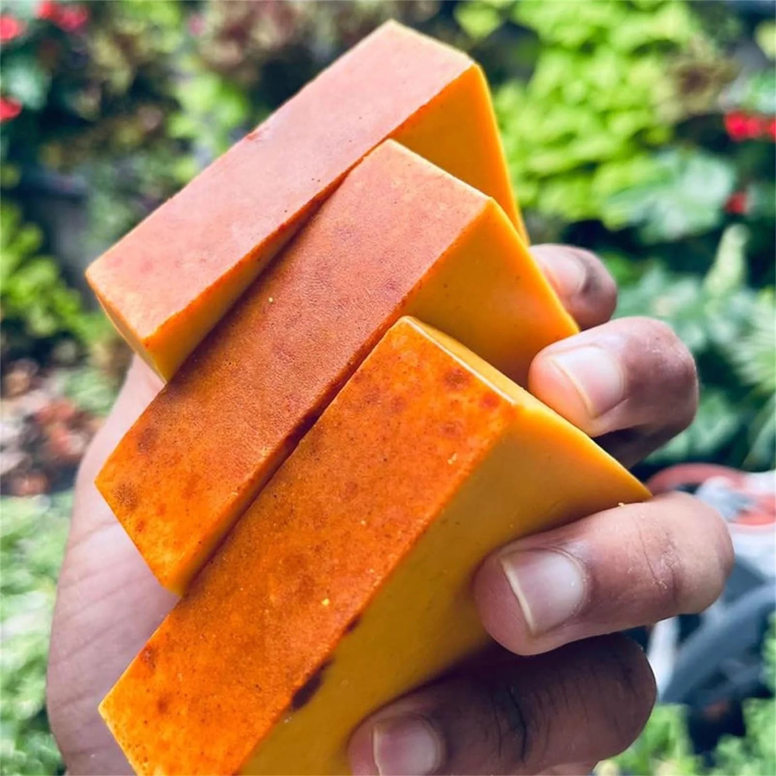Lemon Turmeric Soap Tablets with Soap Box, Lemon Turmeric Kojic Acid Soap for Da