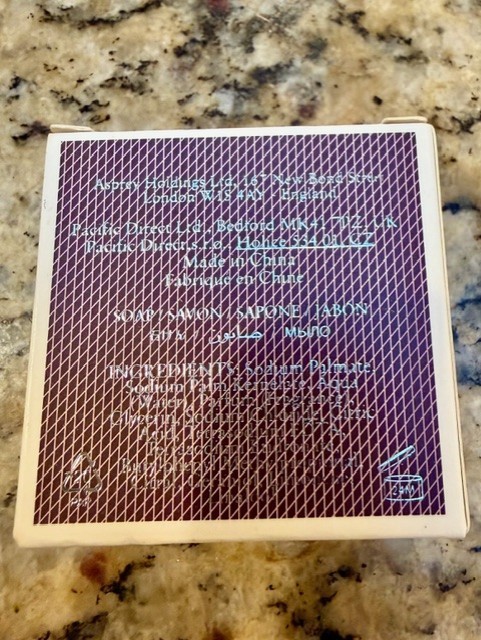 Asprey Purple Water Soap 1.05 oz. (30 gram net wt.)
