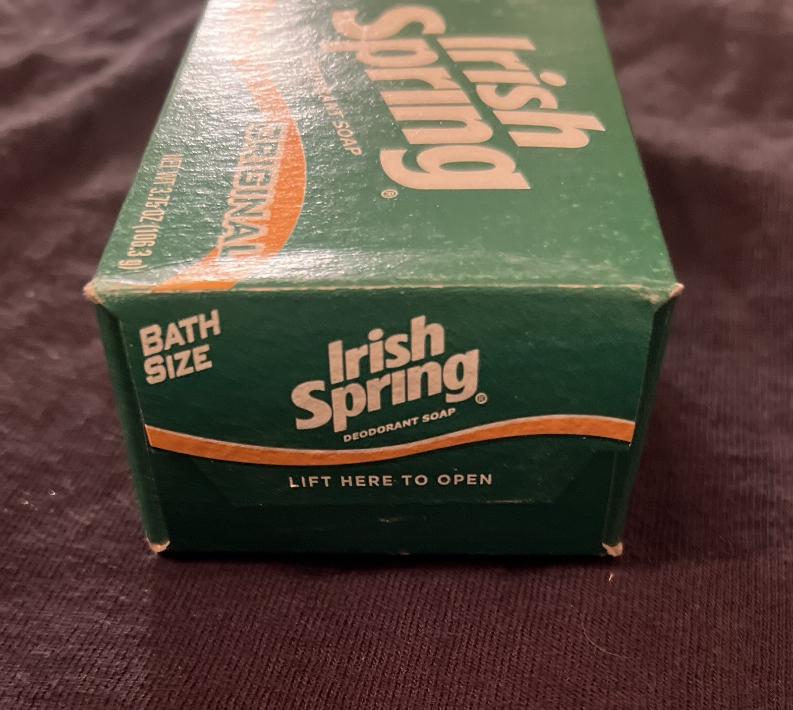 Lot of 2 Vintage IRISH SPRING Deodorant Bath Size Soap 5 oz Bar Skin Conditioner