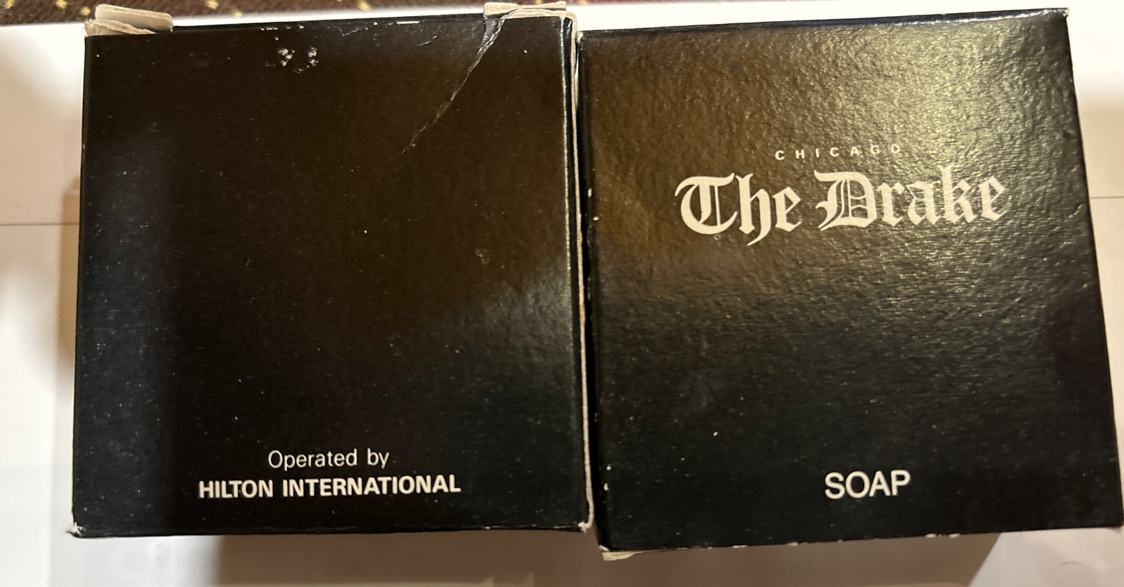 NEW Lot Of 2 VINTAGE The Drake Chicago Hotel Soap in Case NOS 1.2 Oz