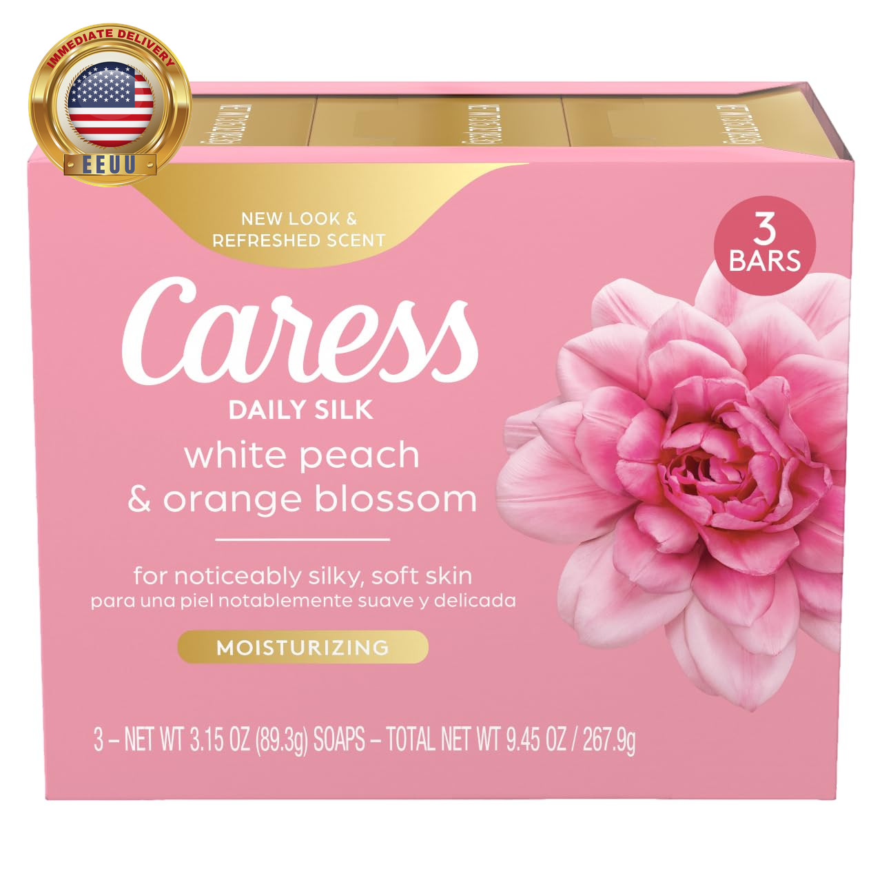 Beauty Bar Soap for Noticeably Silky Soft Skin Daily Silk Extract and Floral Oil