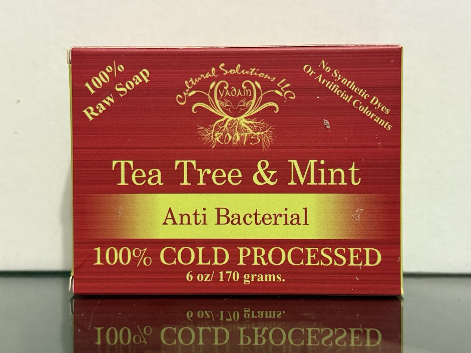 Yadain Signature 100% Cold Pressed Raw Bar Soap Tea Tree & Mint