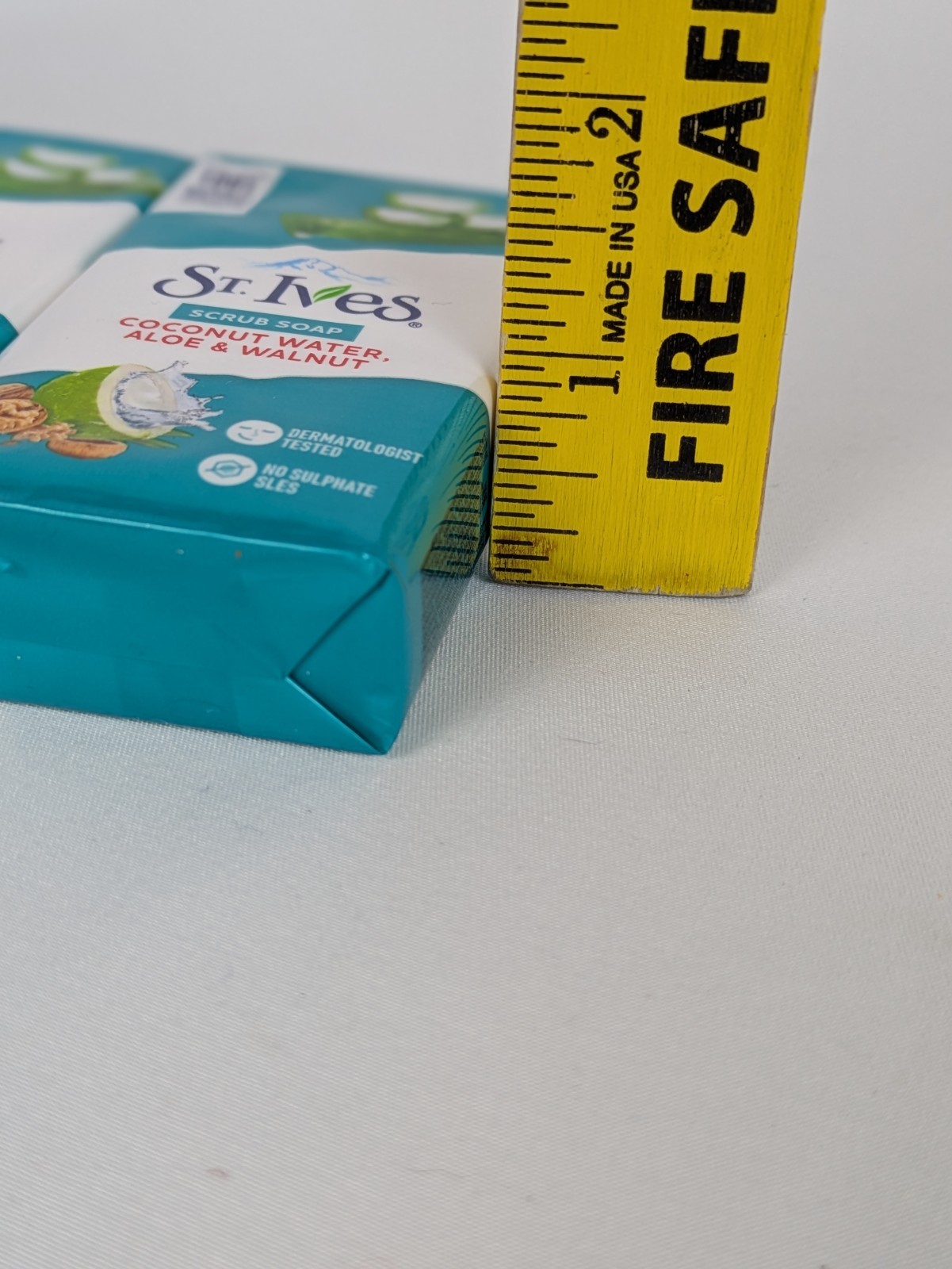St. Ives Scrub Bar Soap with Coconut Water Aloe and Walnut 2 Bars