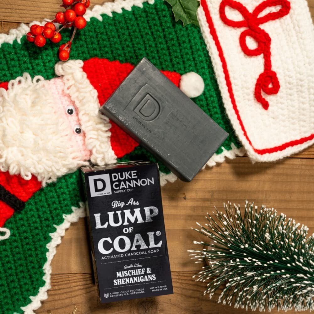 Duke Cannon Big Ass Lump Coal Big Ass Brick Soap Midnight Swim Benefit Vet Lot 2