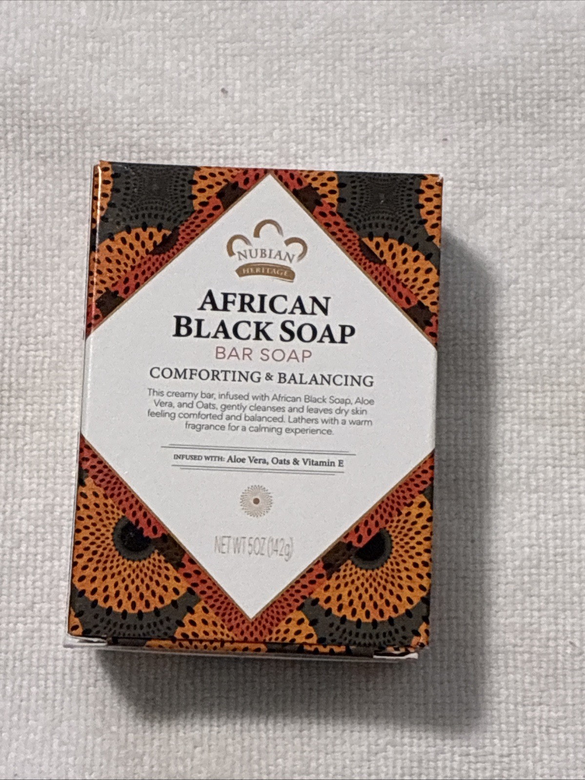 Nubian Heritage Soap Bar African Black, 5 oz – NEW