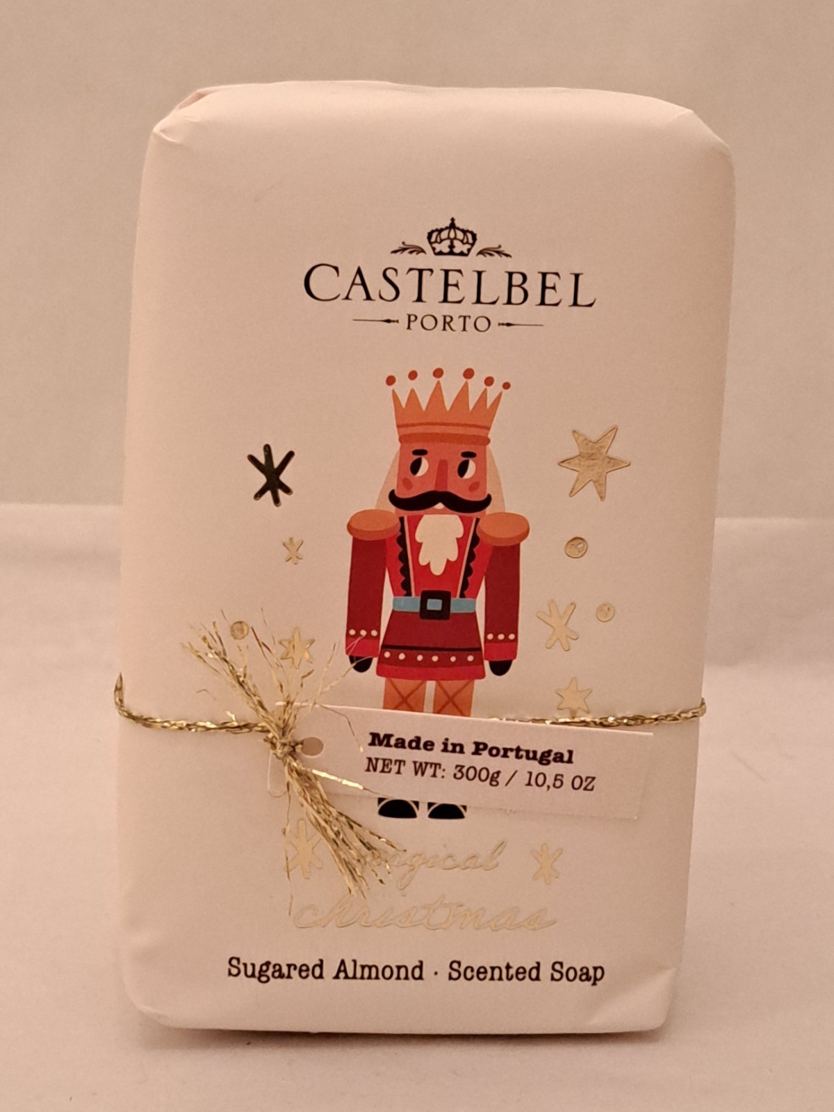 Castelbel Porto Magical Christmas Sugared Almond Bar Soap 10.5 OZ