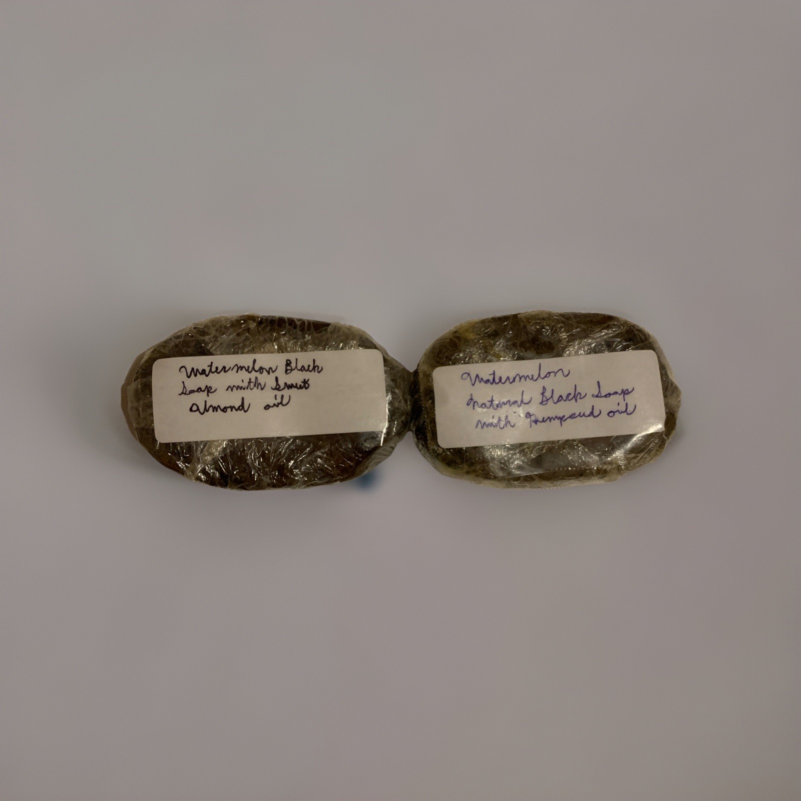 Watermelon African Black Soap with Sweet Almond & Hempseed Oil 2 Sets