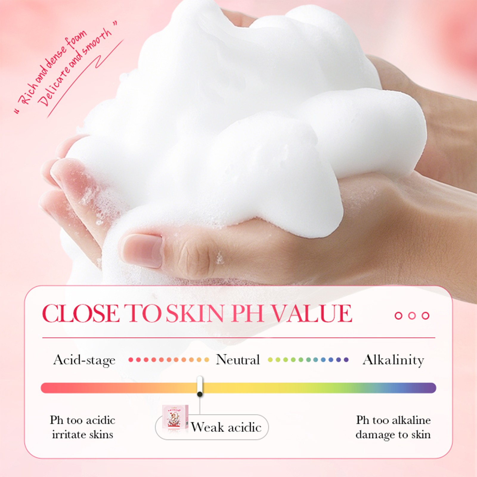 Women With Foaming Net Oil Control 100g Moisturizing Rose Essential Oil Soap