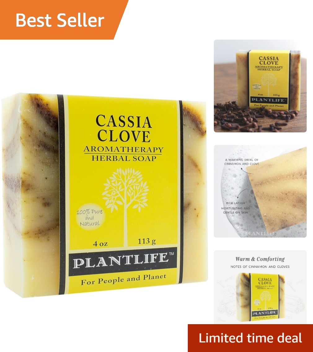 Moisturizing Cassia Clove Bar Soap – Essential Oils & Natural Ingredients