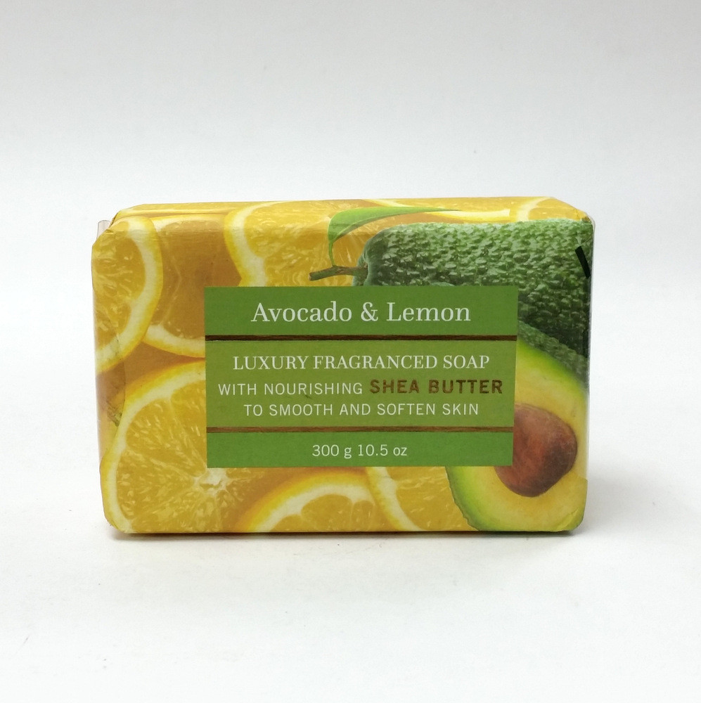 Two Oceans Avocado and Lemon Scented Soap Bar Made with Shea Butter 10.5 oz