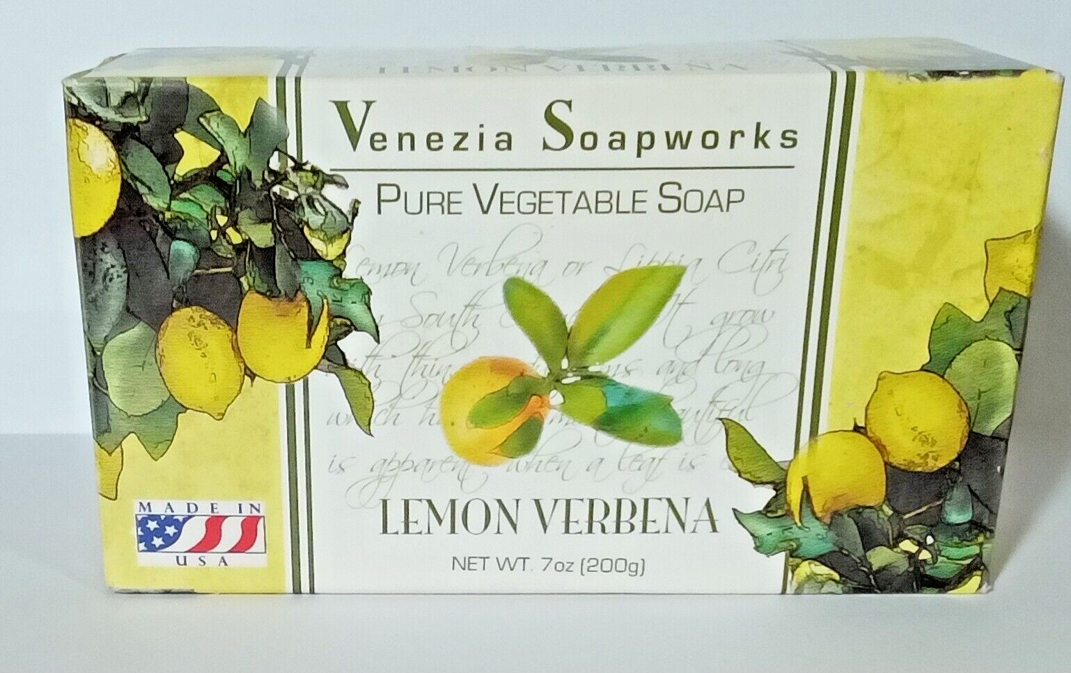 Venezia Soapworks Pure Vegetable Soap Lemon Verbena