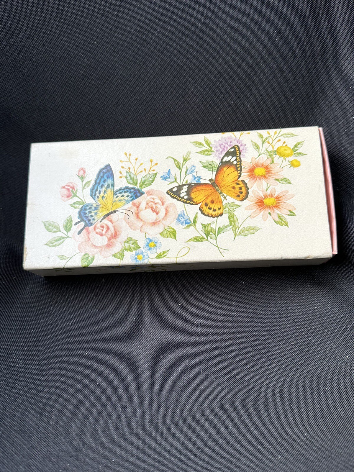 Vintage Avon Summer Butterflies and Blossoms Soaps Set of 2 in Box New