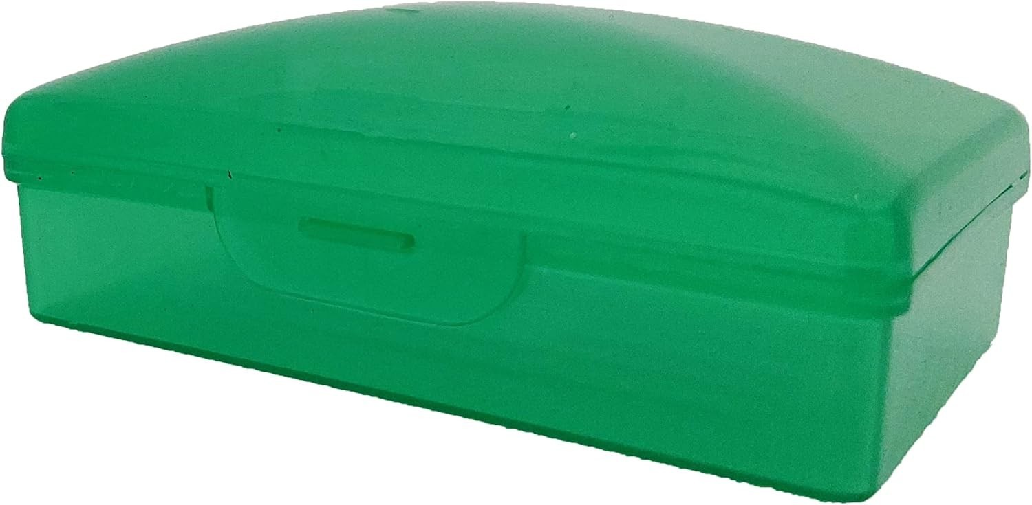 Soap Box Green, 1 Ct – Made in The – Soapbox with Hinged Lid and Secure Latch