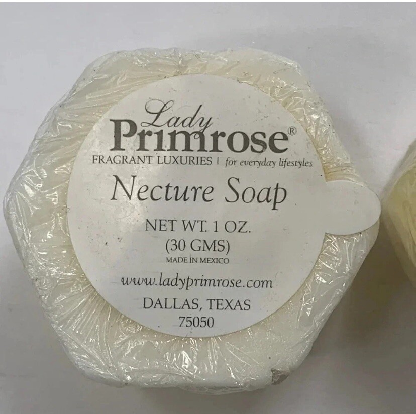 Jasmine Luxury Scented Soaps Lady Primrose 3-1 oz bars New