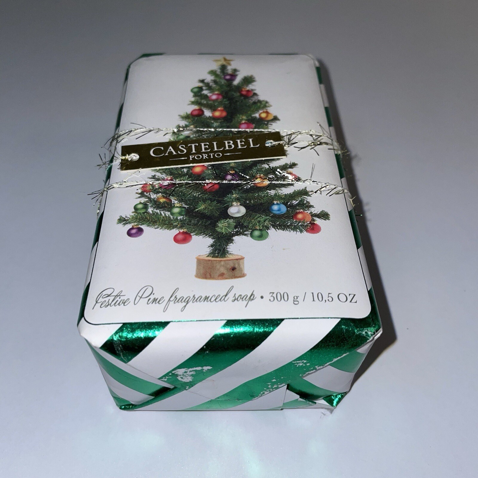 Castebel Porto “Festive Pine” Fragranced Large Bar Soap 10.5oz Christmas