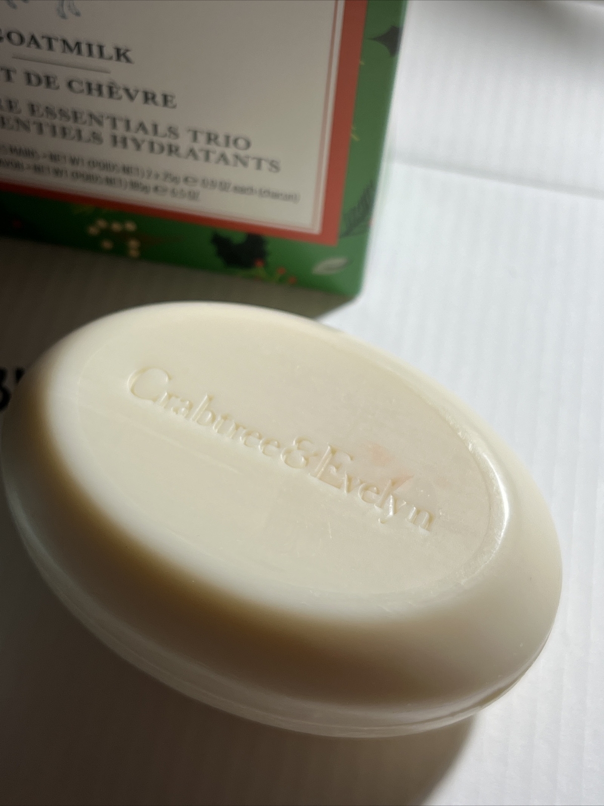 Crabtree & Evelyn Goatmilk Bar Soap & Hand Therapy 3 pc Gift Set! Lotion LOT