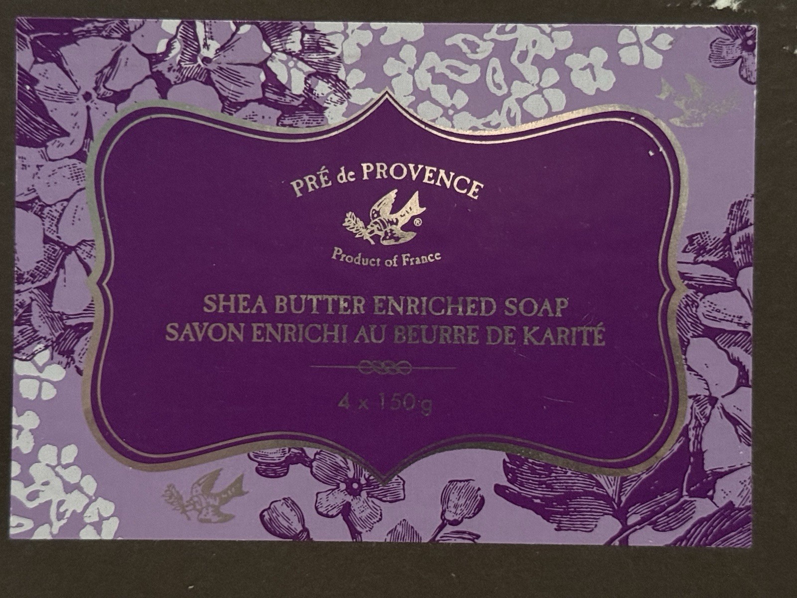 Pre de Provence Lavender Milk Verbena & Sage Soap 150gm Bar Shea Butter Gift Set