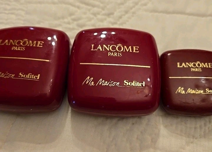 Vintage Lancome Paris Ma Maison Hotel Sofitel Soap In Original Cases 3 Bars