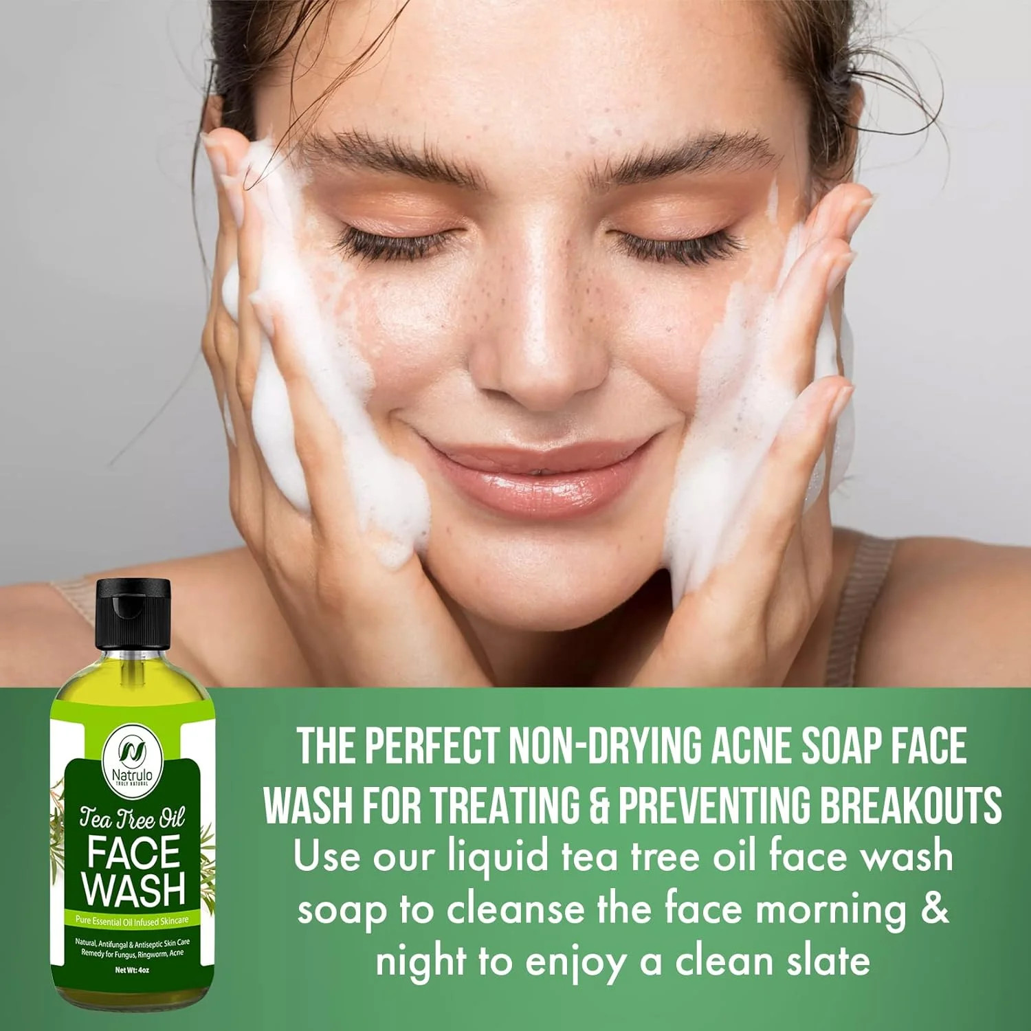 Veloma Antifungal Soap,Veloma Soap,Soothing Tea Tree & Eucalyptus, Deep Pore Cle