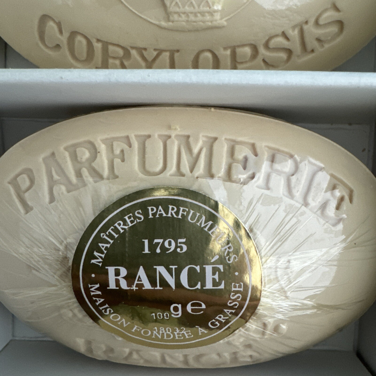 Parfumerie Rance Soaps 1795 Corylopsis 6 Soaps 3.5oz/21oz total New Old Stock