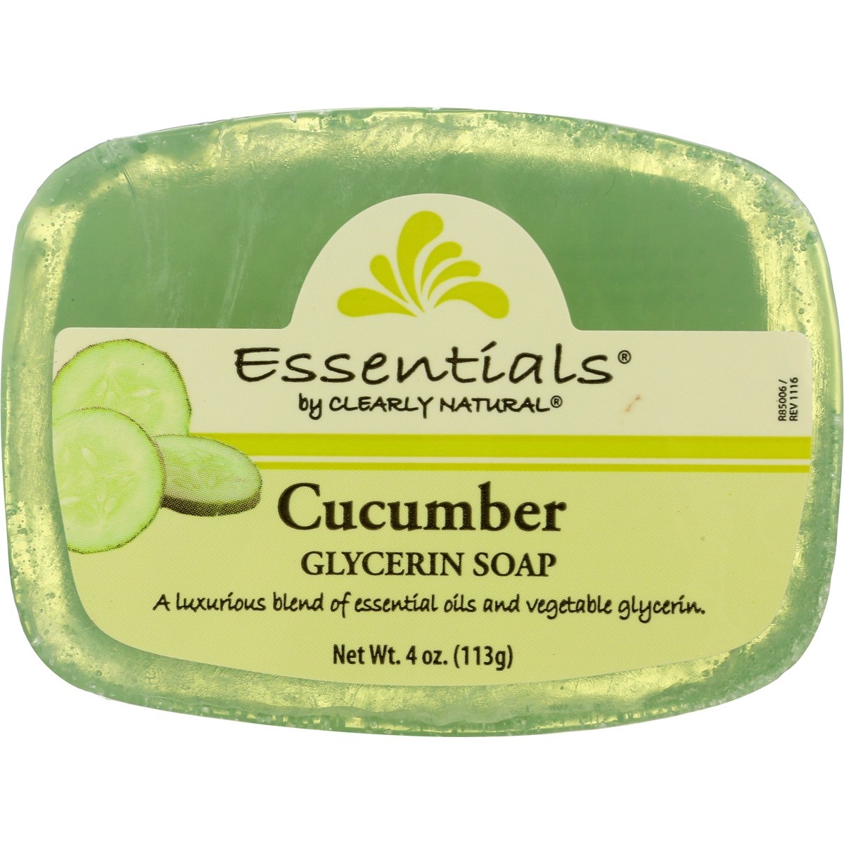Clearly Natural Essentials Cucumber Glycerin Soap 4 Oz Bar 1 Pack