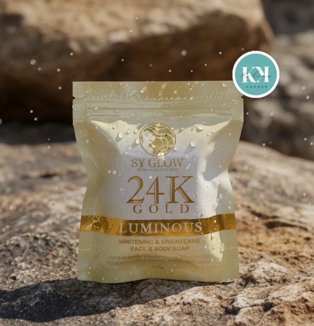 SY GLOW 24K Gold Luminous Whitening & Brightening Soap