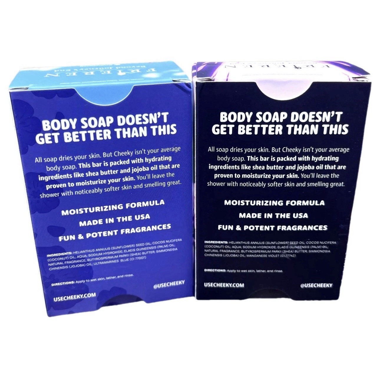 Cheeky Soap x Frieren Himmel & Fern Blue Moon Weed/Zoltrakk 4oz Set Of 2 Bars