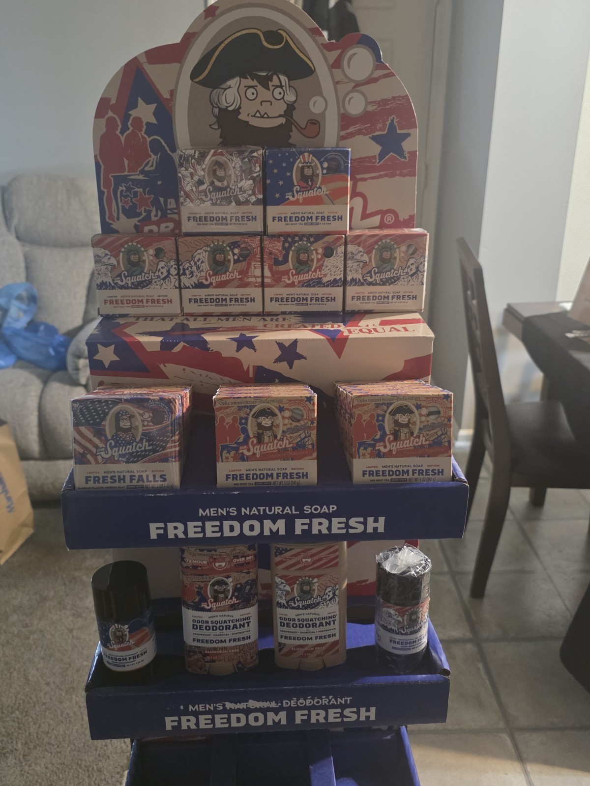 Dr Squatch Freedom Fresh Display And ENTIRE COLLECTION!
