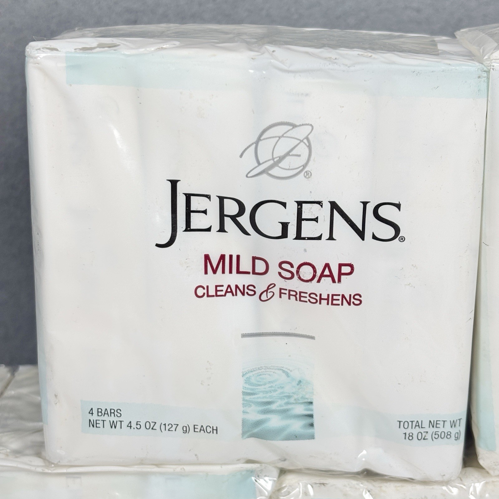 (5) 4-Pack JERGENS Mild Bar Face Soap Tallow Tallowate 3.5oz 4.5oz Discontinued