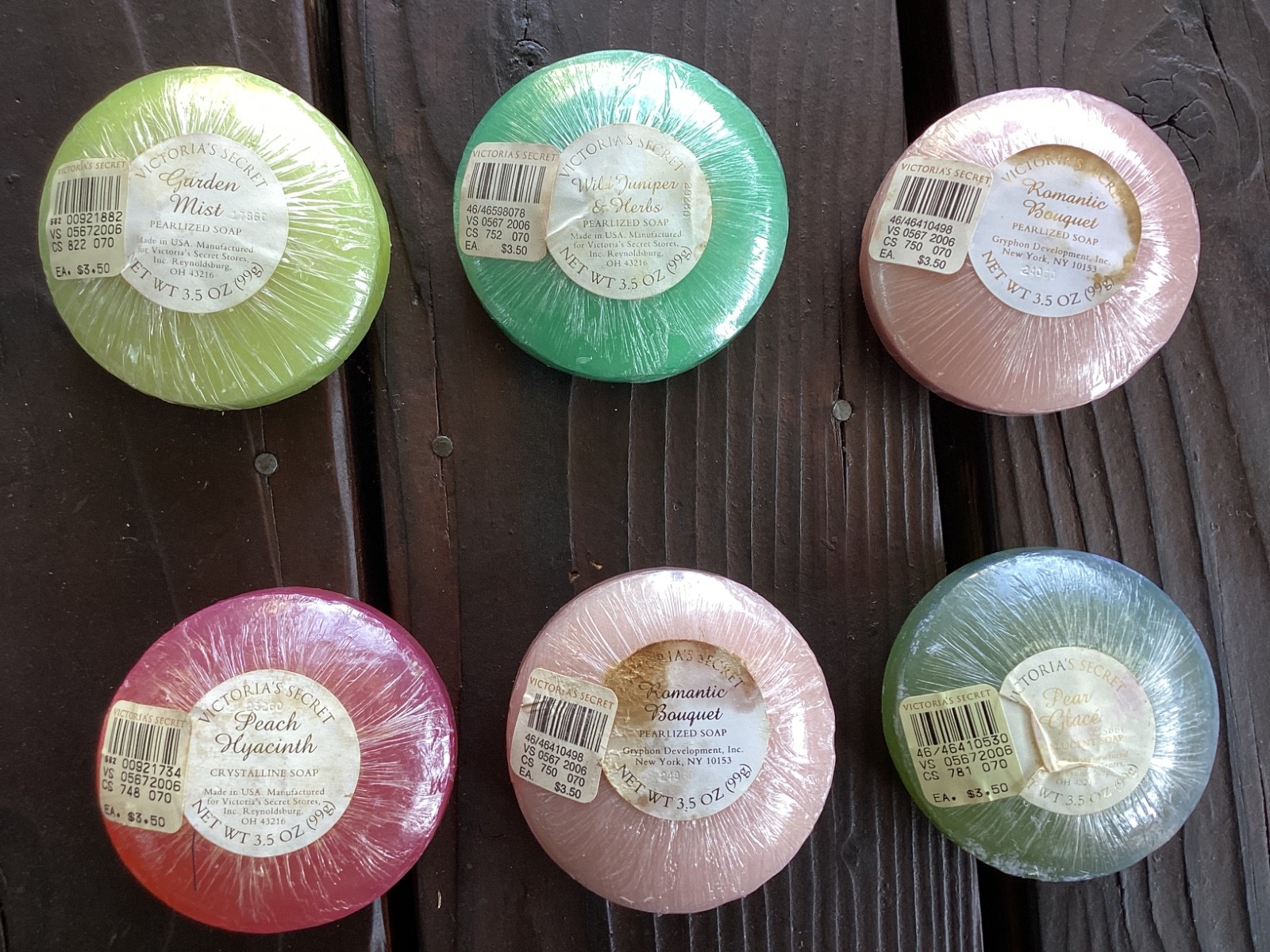 Lot Of 10 Vintage Victoria’s Secret 3.5 OZ Pearlized Soap Bars (Various Scents)