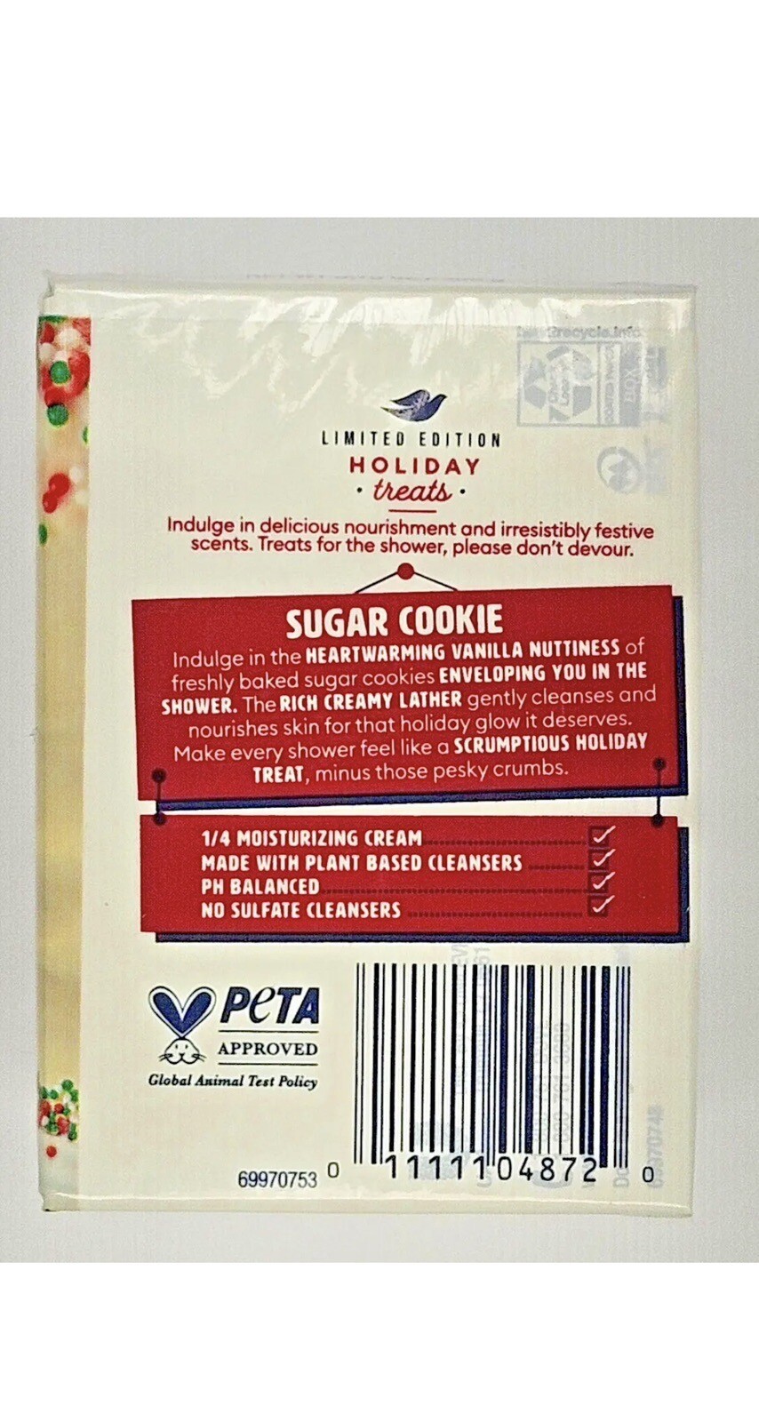 Set of 3 Dove Limited Edition Deep Nourishment Holiday Treats Beauty Bar 7.5floz