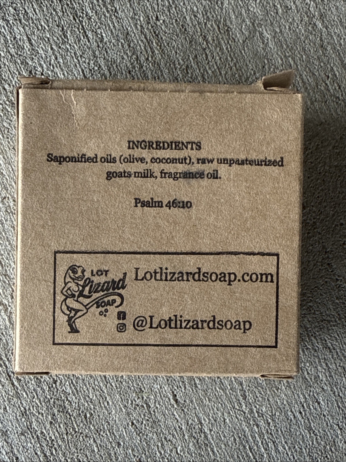 “Lot Lizard” Raw Goats Milk Soap For Truckers. All Natural New Unused In Box