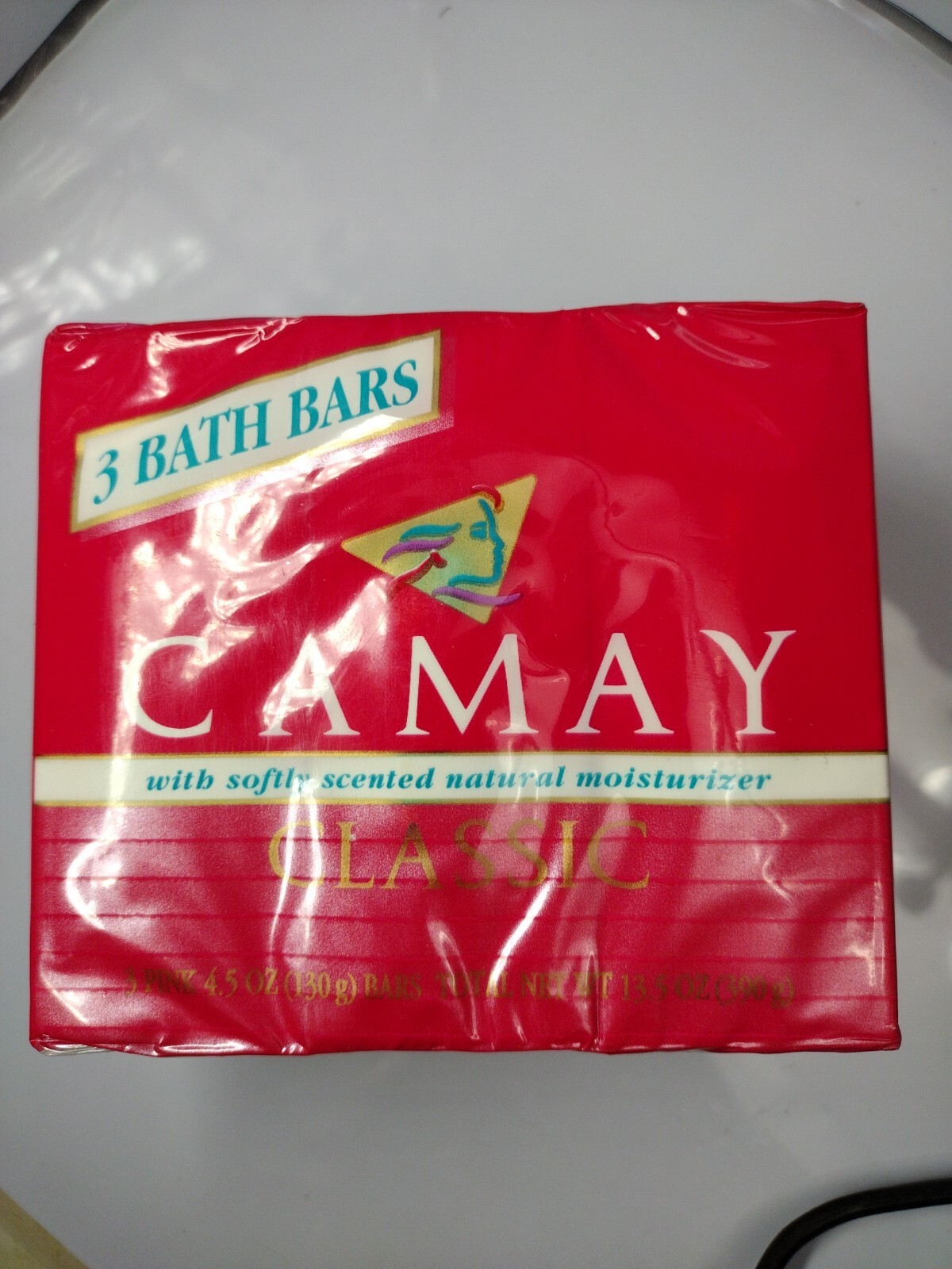 Camay Soap Pink Classic Softly Scented Beauty Bar 1 Pack of (3) bars 4 .5oz P&G