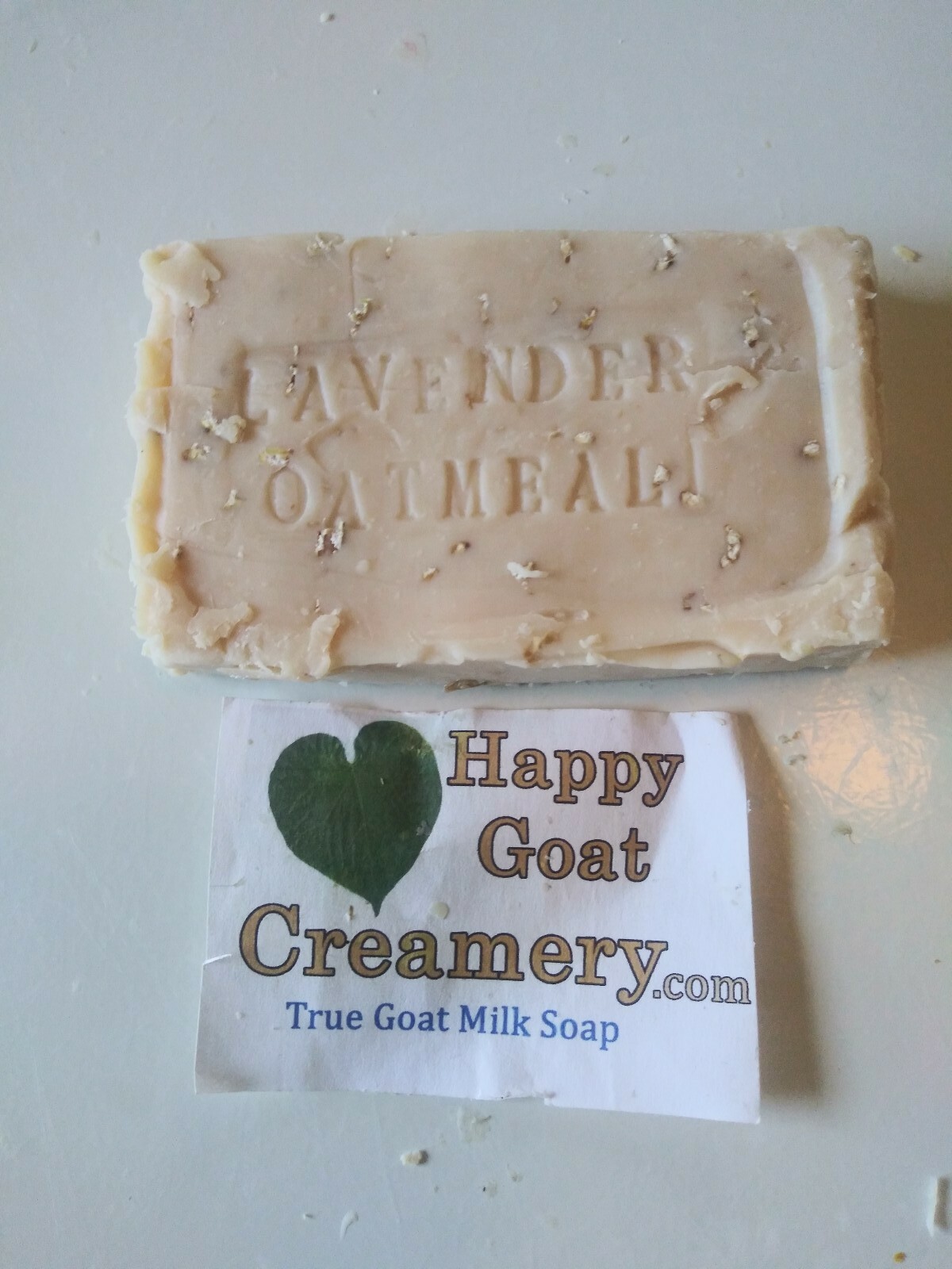 10 BARS LAVENDER OATMEAL GOAT MILK SOAP HAPPY GOAT CREAMERY PURE ESSENTIAL OILS