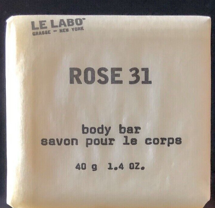 1.4oz 40g Le Labo Rose 31 Bath Bar Soap Travel