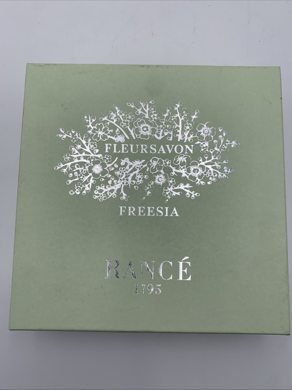 Rance 1795, Freesia Grasse Coffret, Luxury Boxed Set of 3 French Perfumed Soaps